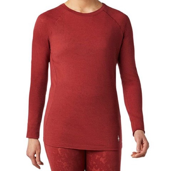 Smartwool Classic All-Season Merino Base Layer Lace Long Sleeve Top In Masala